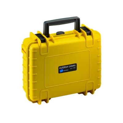OUTDOOR case in yellow with foam insert 250x175x95 mm Volume: 4,1 L Model: 1000/Y/SI